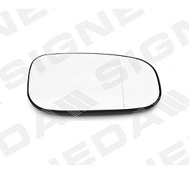 Стекло бокового зеркала (правое) для Volvo S40 II (V50)