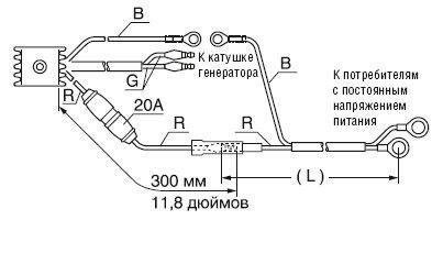 Выпрямитель-регулятор напряжения Yamaha 6AH-81960-00 Parsun, фото 2