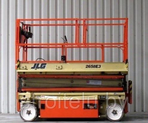 Ножничный самоходный электрический подъемник JLG 2658E3 б/у 1999 год. Продаётся без НДС