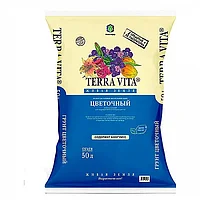 Почвогрунт TERRA VITA Цветочный универсальный 50 л