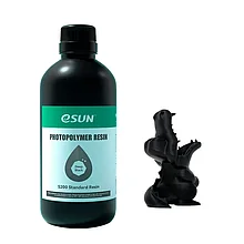 Фотополимерная смола eSUN S200 Standard Deep Black, черная (0,5 кг)