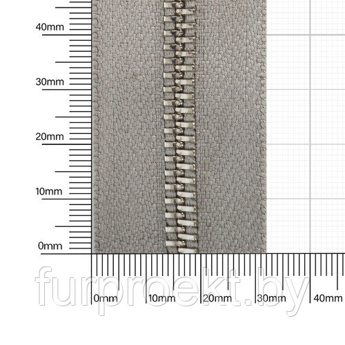 Молния № 5 металл-ая двухсторонняя никель полир CCC D 225 М (аналог CCC 721)