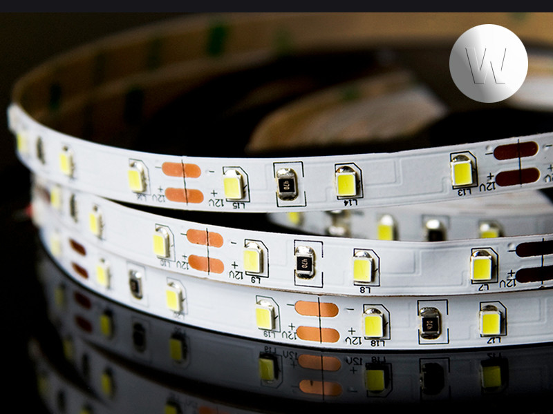 Светодиодная лента SMD 2835 60LED 4,8W 12V IP33 белый холодный