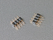 Коннектор 10мм 4pin-4pin RGB