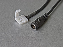 Коннектор 2pin 8мм 5.5х2.1мм (мама) для светодиодной ленты 2835(3528)