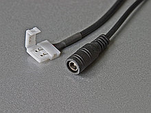 Коннектор 2pin 10мм 5.5х2.1мм (мама) для светодиодной ленты 5050