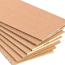 Картон укрывочный гофрированный! Трехслойный. Размер 1050х2070 мм