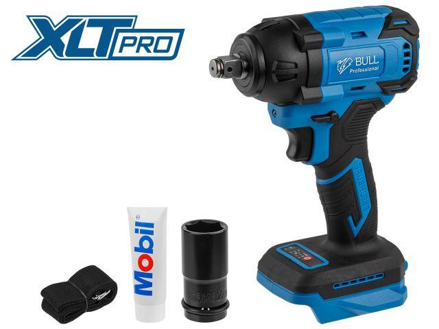 Аккумуляторный ударный гайковерт BULL (Булл) SC 1804 в коробке XLTpro SOLO БЕСЩЕТОЧНЫЙ, 18 В, 400 Н*м, 1/2"