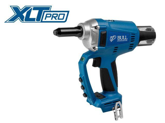 Аккумуляторный заклепочный пистолет BULL (Булл) CRG 1018 в коробке XLTpro SOLO, БЕСЩЕТОЧНЫЙ, 25 мм, 10000 Н