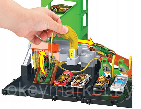 Игровой набор Hot Wheels Заправочная станция для суперзарядки HTN79, фото 3