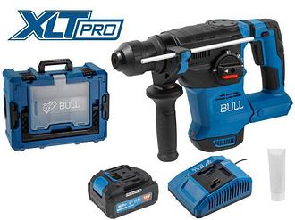 Аккумуляторный перфоратор BULL (Булл) CBH 1826 Xcase, XLTpro, БЕСЩЕТОЧНЫЙ, 18 В, 2.6 Дж, 26 мм, 1x4 А*ч, з/у