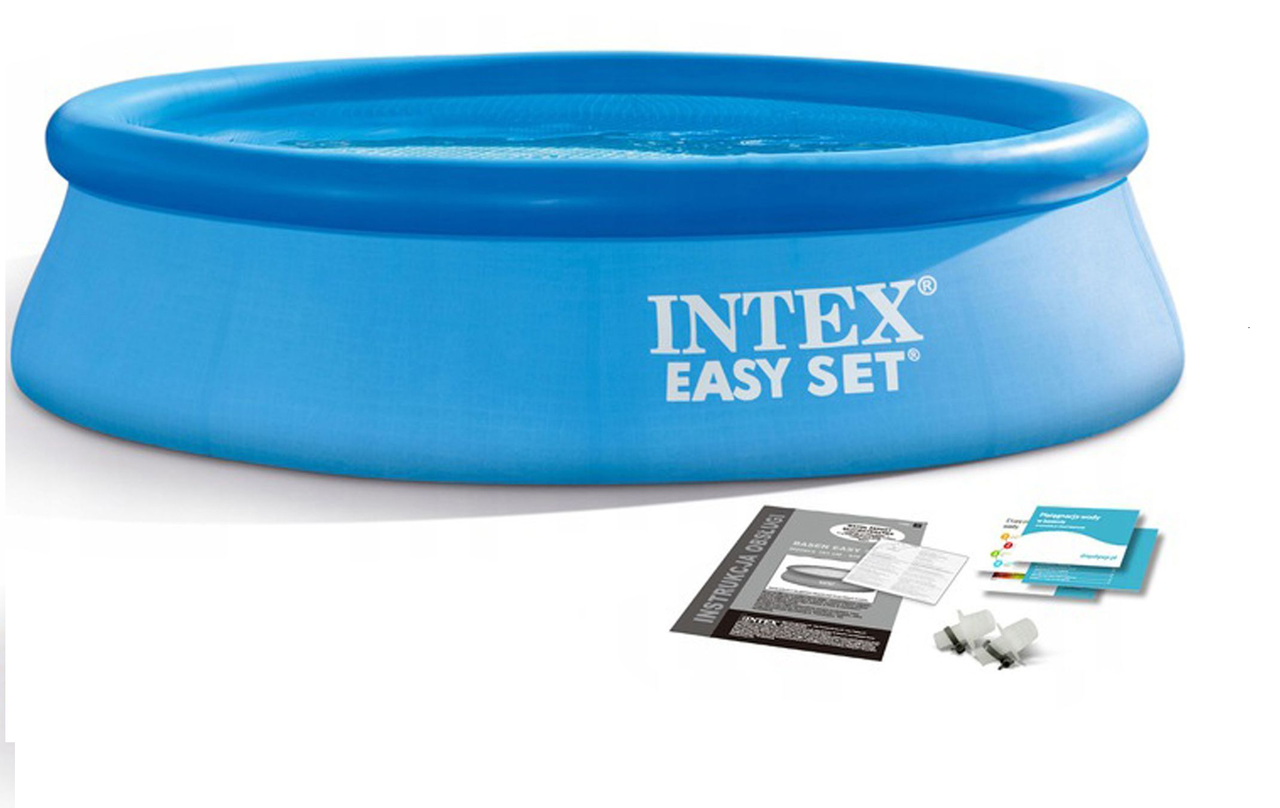 Надувной бассейн Intex для дачи 28120 Easy Set 305x76, 3853л.