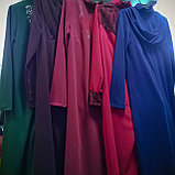 ОПТ. Платье женское ритуальное глубокий синий с аппликацией, фото 3