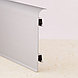 Угол наружный для алюминиевого плинтуса с кабель-каналом ПЛ-70 300см серебро, фото 2