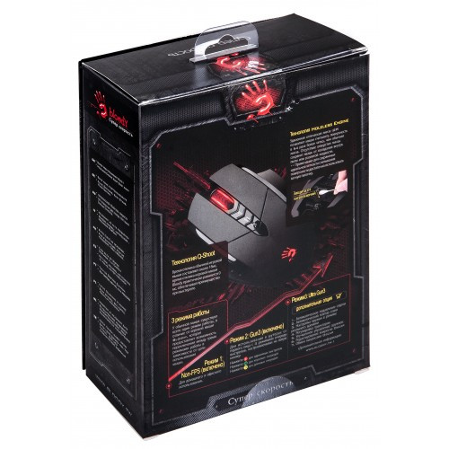 Проводная оптическая игровая мышь A4Tech Bloody V7, 8 кнопок, 200-3200dpi - фото 4 - id-p34920779