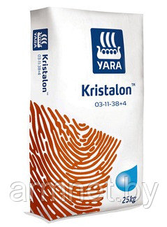 Кристалон Коричневый KRISTALON 3-11-38 Brown  -  комплексное водорастворимое удобрение мешок 25 кг