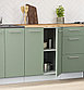Кухня Оля 2.2 МДФ Велютто ванила - Велютто фисташка, фото 8