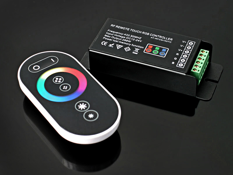 Контроллер RGB RF (радио) сенсорный 12/24V 288/576W 6 кнопок