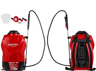 Аккум. опрыскиватель WORTEX KS 1640 Li в кор. ALL1 XLT SOLO 18В, 16 л (мягкая спинка, ручка для пере