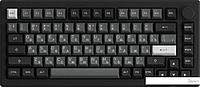 Клавиатура Akko 5075S Black & Sliver (Akko Cream Yellow V3 Pro)
