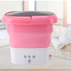 Складная стиральная машина Folding Washing Machine (загрузка 2 кг, 3 режима стирки) Розовый