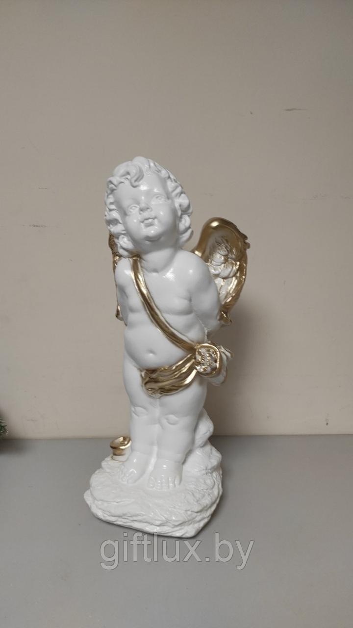Ангел Амур большой, гипс, 17*39 см