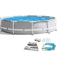 Каркасный бассейн Intex для дачи 26700 Prism Frame Pool 305x76