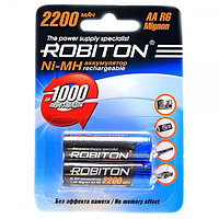 Аккумулятор Robiton 2200MHAA, 1,2V, 2200mAh, 2шт/уп