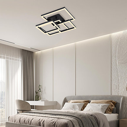Потолочный светильник LED4U L11015-4 BK, фото 2