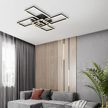 Потолочный светильник LED4U L11004-5 BK, фото 2