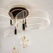 Потолочный светильник LED4U L1040-750 BK, фото 3