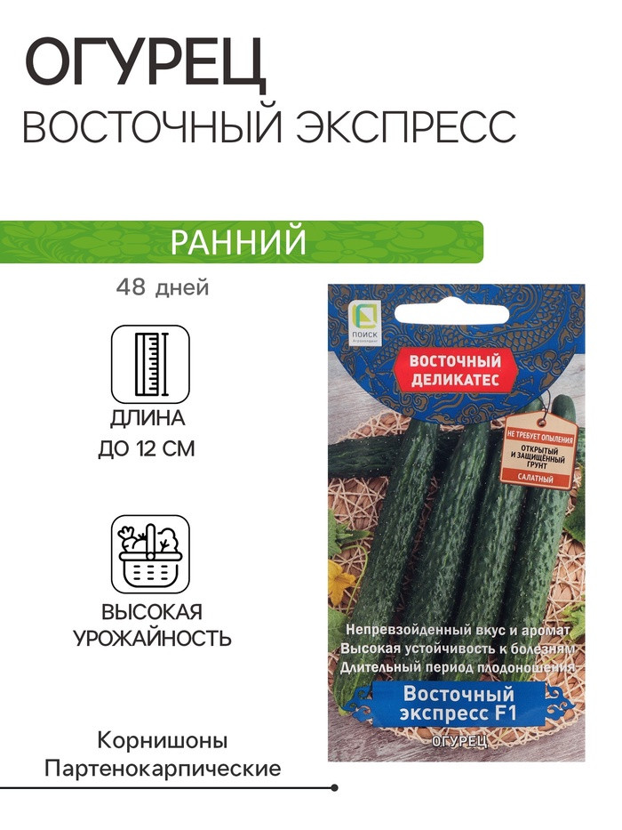 Огурец Восточный экспресс F1 5шт Поиск, фото 1