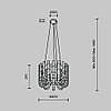 Подвесная люстра MODELUX ML.6621.9 BS, фото 3