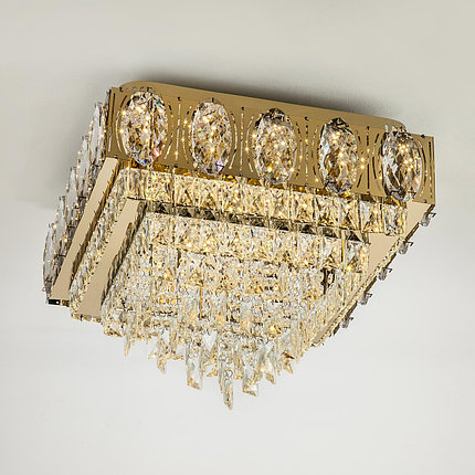 Потолочная люстра LED4U L9438-500-500 GD с функцией УД, фото 2