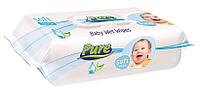 Салфетки влажные детские "Мягкое прикосновение" Pure, 120шт