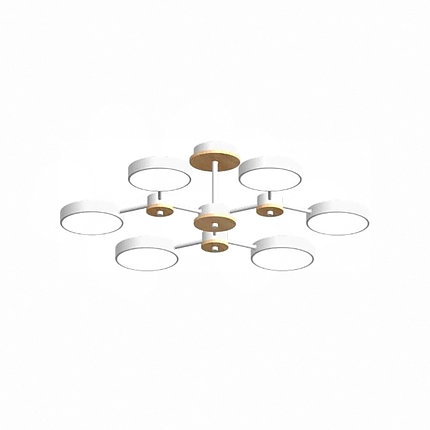 Потолочный cветильник LED4U L3216-730 WH, фото 2