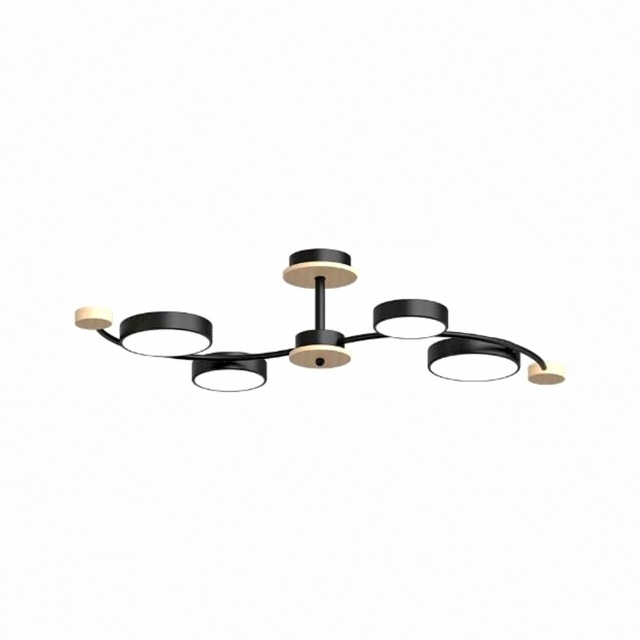Потолочный cветильник LED4U L3206-800 BK