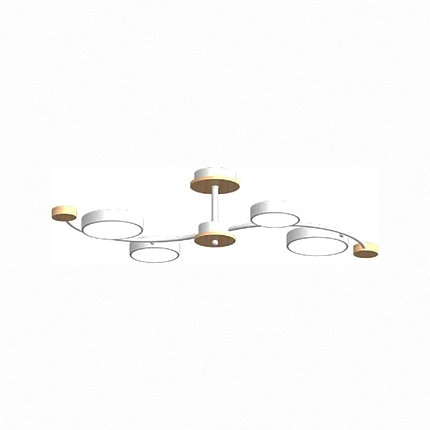 Потолочный cветильник LED4U L3206-800 WH, фото 2