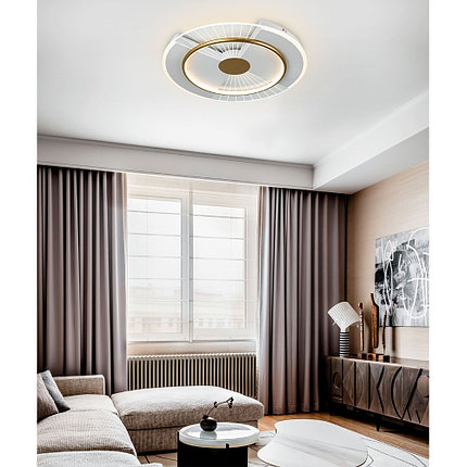 Потолочный cветильник LED4U L1023-500 WH-GD, фото 2