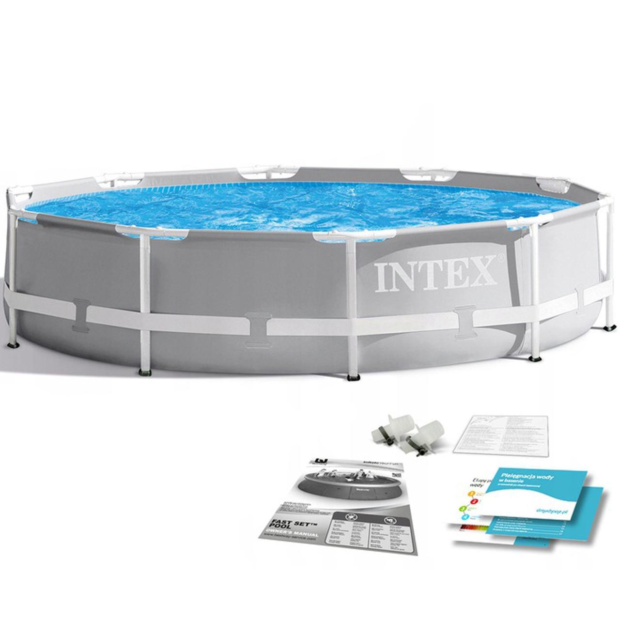 Каркасный бассейн Intex для дачи 26700 Prism Frame Pool 305x76
