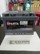 Автомобильный аккумулятор Sparta High Energy 6CT-77 VL Euro (77 А·ч)