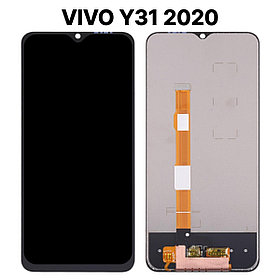 Экран для Vivo Y31 2020 c тачскрином, черный