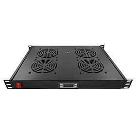 5bites Модуль охлаждения FM-17 для сетевых шкафов 4*FANS / LCD / THERMOSTAT / D 600-800 / 1U / 19"