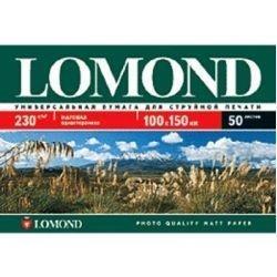 230 г/м2 односторонняя матовая, 10х15см фотобумага 500 л. Lomond 0102084