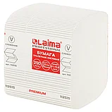 Бумага туалетная листовая 250шт, LAIMA (T3) PREMIUM, 2-сл, белая, 21х11см, 112515 РФ (30), фото 7