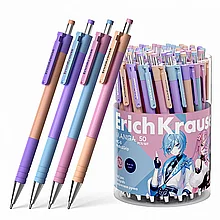 Авторучка шариковая ERICH KRAUSE MC-5 корпус ассорти, чернила синие