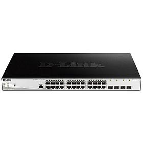 D-Link DGS-1210-28MP/ME/B2A PROJ Управляемый L2 коммутатор с 24 портами 10/100/1000Base-T и 4 портами