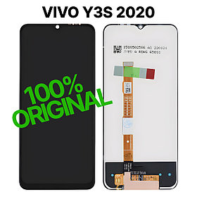 Экран для Vivo Y3s 2020 Original 100% c тачскрином, черный