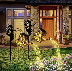 Светильник уличный на солнечной батарее "Лейка"  (1 шт в комплекте)