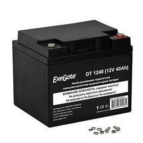 Аккумуляторная батарея ExeGate DT 1240 (12V 40Ah, болт М6) (EX282976RUS)